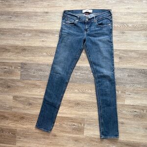 Hollister Women's Skinny Jeans in Blue